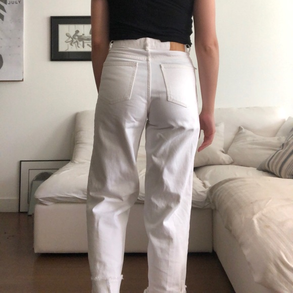 White Wide Leg Denim - Picture 3 of 4
